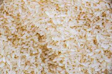 Brown rice background. steamed rice. close up rice