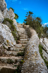 Footpath on the Rock of Gibraltar