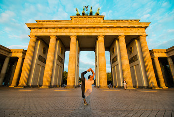 Berlin, Germany - 06.09.2018. Famous Brandenburger Gate © katerinakorovina