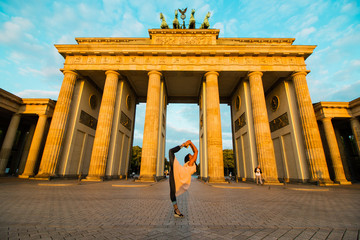 Berlin, Germany - 06.09.2018. Famous Brandenburger Gate © katerinakorovina