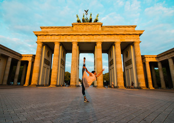 Berlin, Germany - 06.09.2018. Famous Brandenburger Gate © katerinakorovina