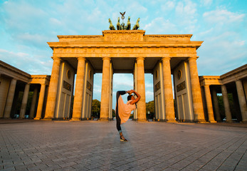 Berlin, Germany - 06.09.2018. Famous Brandenburger Gate © katerinakorovina