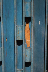 old wooden door with lock