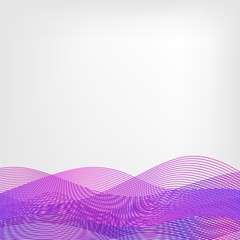 abstract vector waved line background