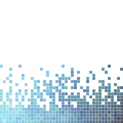 abstract vector square pixel mosaic background