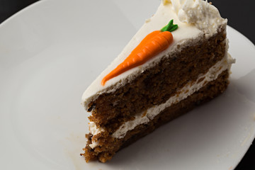 Tarta de zanahoria.