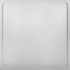White texture of foam background. Soft rubber material frame.
