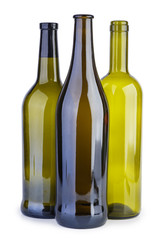Empty wine bottles