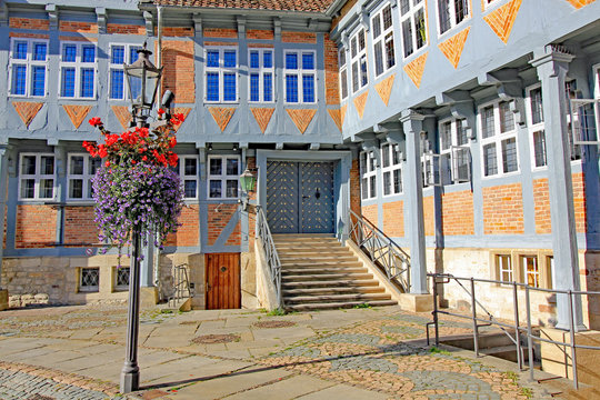 Wolfenbüttel: Rathaus am Marktplatz (ab 1602, Niedersachsen)
