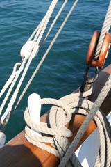 Obraz premium boat on the sea