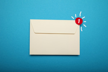 New inbox letter, mail envelope.