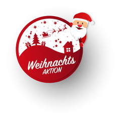 Weihnachten Button Weihnachtsangebote Aktion 