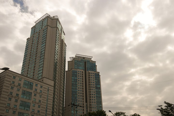 Obraz premium 서울 강남의 도심풍경