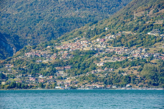 Vercana village on Como lake, Italy
