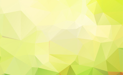 Abstract green which consist of triangles. Geometric background in Origami style with gradient. Triangular design for your business.