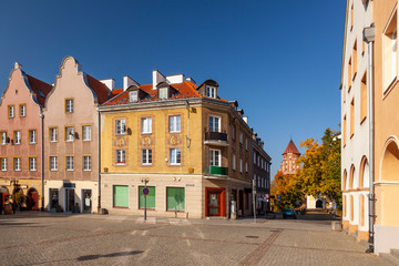 Fototapeta premium Starówka i zamek - Olsztyn