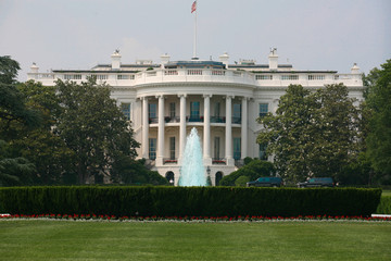 Fototapeta na wymiar White House front lawn