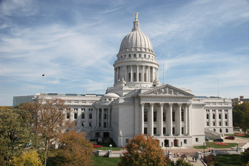 Wisconsin State Capitol Aerial
