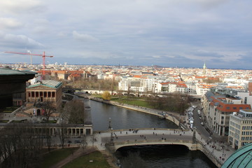 Obraz premium view of berlin from top