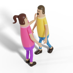 Pushing and Fighting