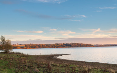 Eyebrook Reservoir In Autumn