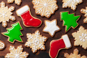 Christmas gingerbread cookies