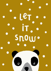 Christmas Greeting Card Template Design