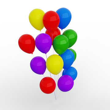 Helium Balloons for a Party