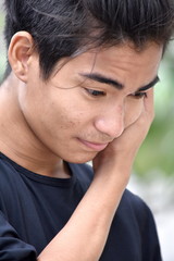 Obraz premium Male And Depression