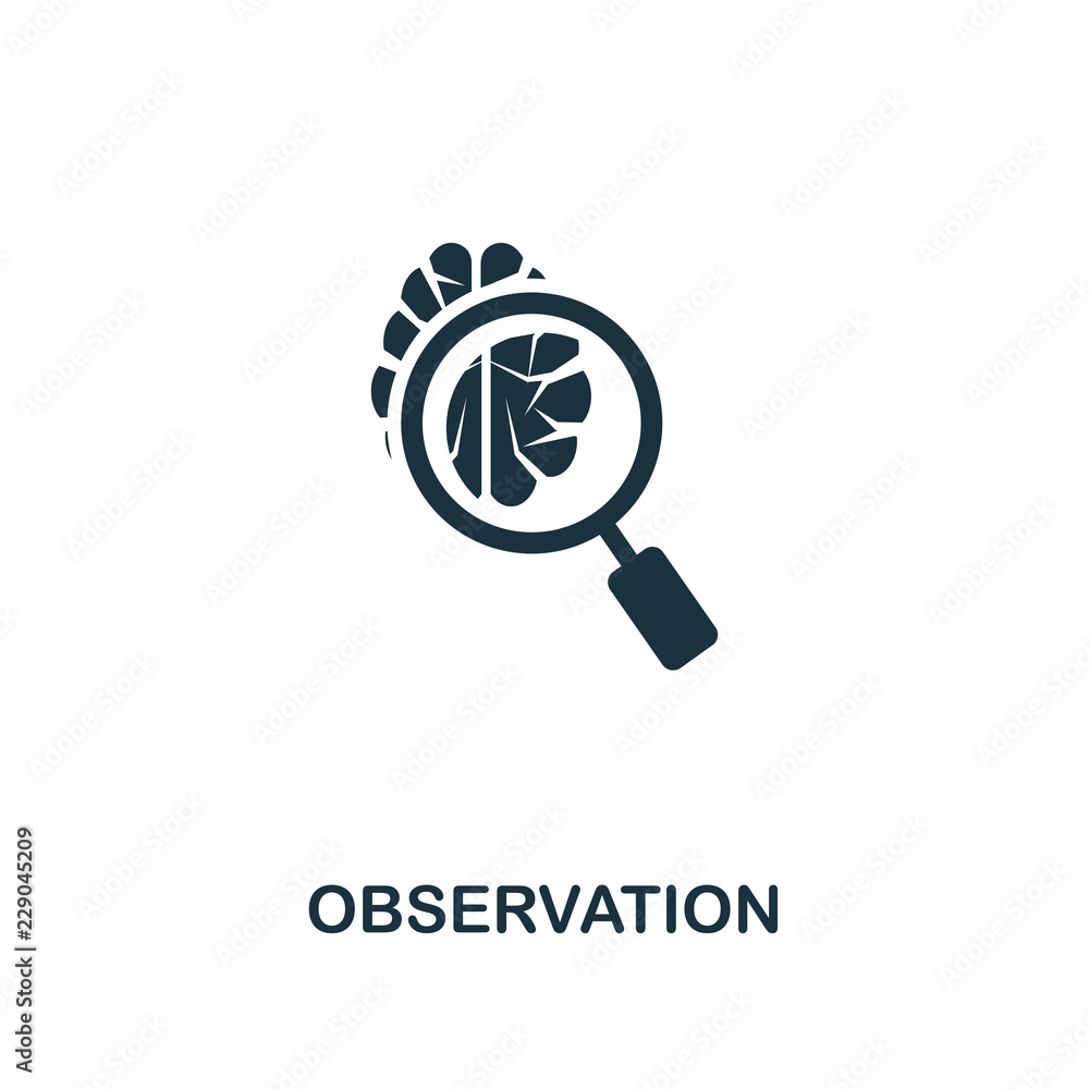 Poster observation icon. premium style design from artificial intelligence icon collection. ui and ux. pixe
