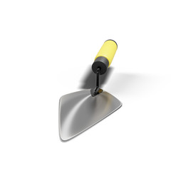 Trowel shovel for grouting brick