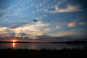 Sunset at Ferry Beach Maine