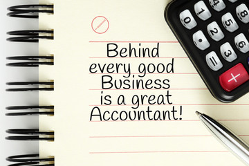 Behind Every Good Business Is A Great Accountant