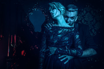 Obraz premium home of vampire couple