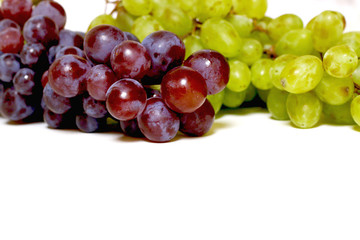 Grapes isolated white background shot 8