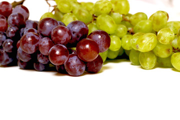 Grapes isolated white background shot 5