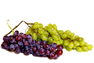 Grapes isolated white background shot 3
