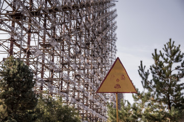 Kernkraftwerk Tschernobyl Ukraine Prypjat Sperrzone Radioaktive Gefahrenzone Radarstation Duga-3
