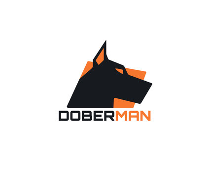 Doberman Logo Template Editable Design to Download