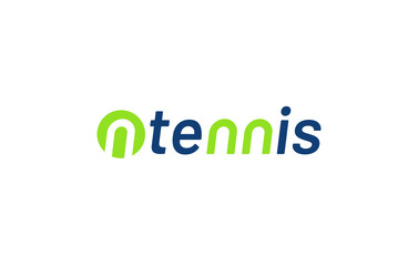 Tennis logo. Tournament, league, team, club, equipment company,  court icon