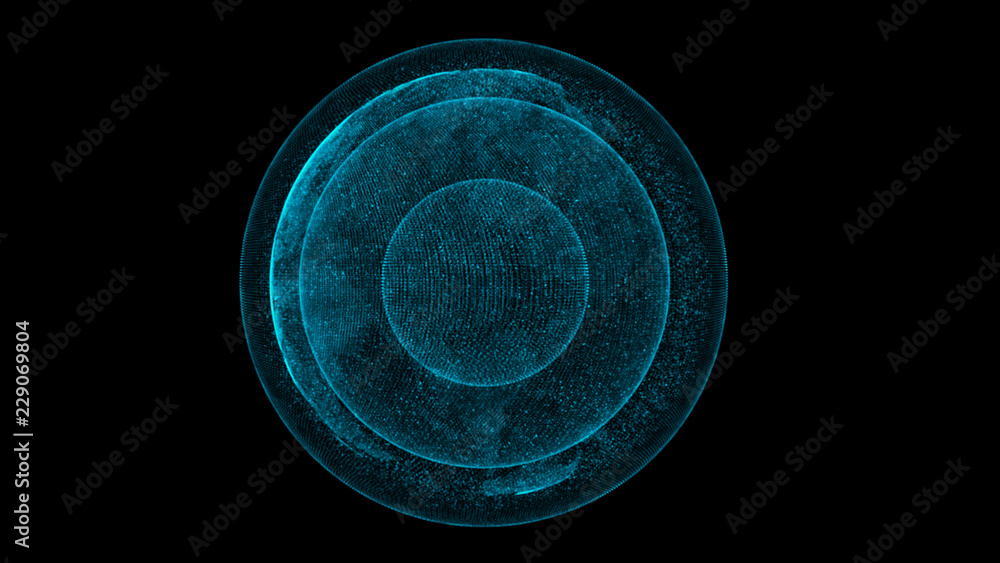 Poster world map point. abstract earth map. global network connection. 3d rendering.