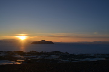 Walking on Seymur Island, Marambio Base