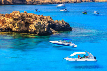 Landscape around Cape Greco near Ayia Napa, Cyprus