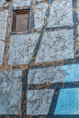 Schäden durch Efeu am Fachwerkhaus