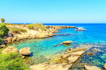 Landscape around Cape Greco near Ayia Napa, Cyprus