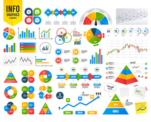 Business infographic template. Speech bubble smile face icons. Happy, sad, cry signs. Happy smiley chat symbol. Sadness depression. Financial chart. Time counter. Business infographic vector