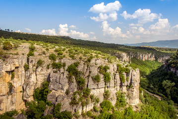 Fototapeta na wymiar Karabuk, Turkey, 21 May 2013: Tokatli Canyon of Safranbolu