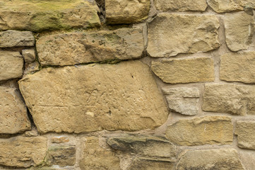 Naturstein Mauer unregelmäßig