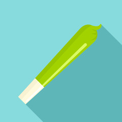 Marijuana cigar icon. Flat illustration of marijuana cigar vector icon for web design