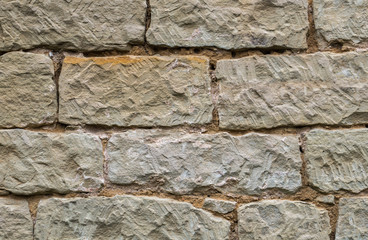 Naturstein Mauer grau 
